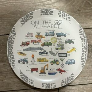 Dishique On The Go Alphabet plate